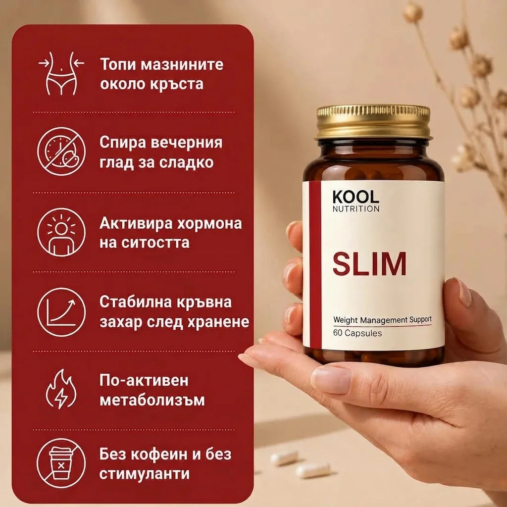 Kool Slim - натурално управление на апетита и кръвната захар